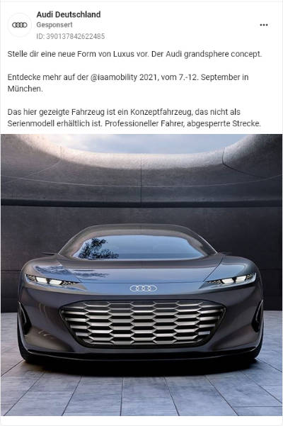 Audi Deutschand: Grandsphere Concept