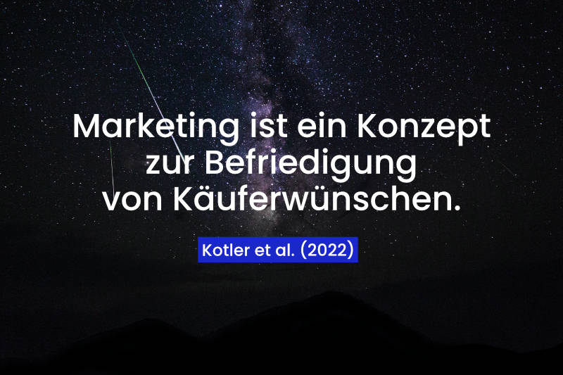 Was ist Marketing Definition nach Kotler